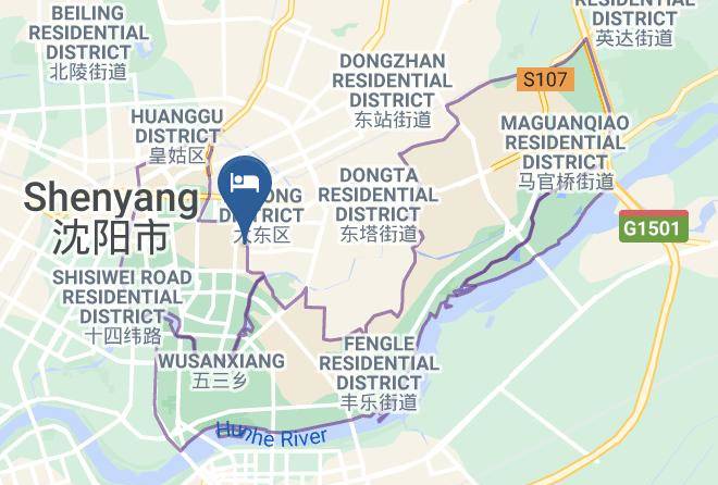 Shenyang - Xiangnv Hotel Maps