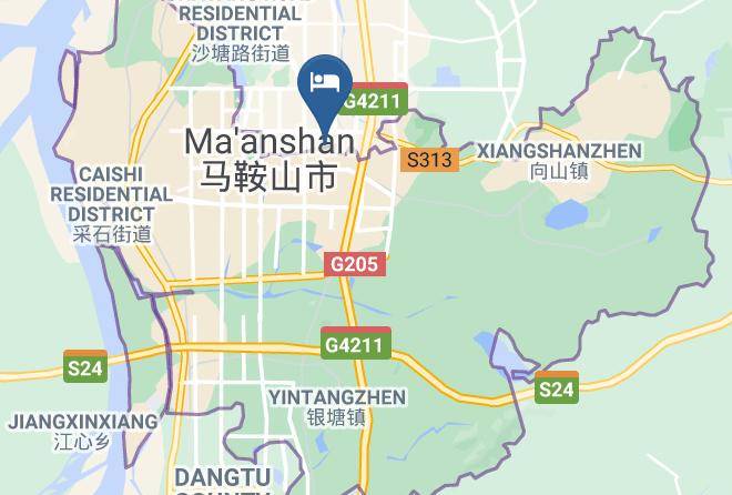 Maanshan - Xiangquanhu Holiday Hotel Maps