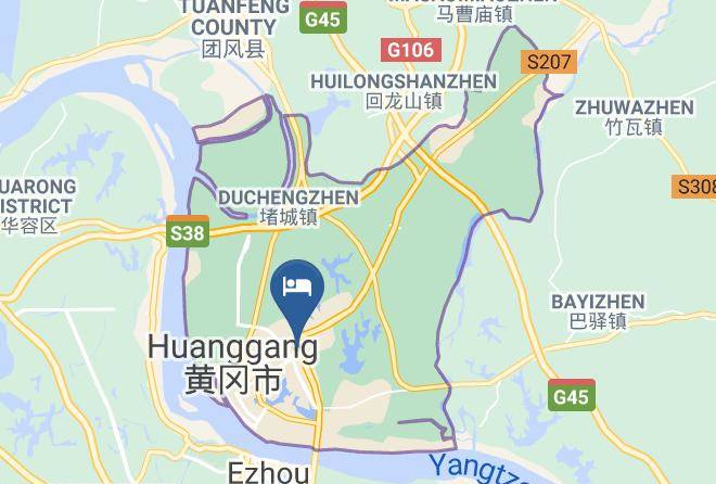 Huanggang - Xiangren Hotel Maps