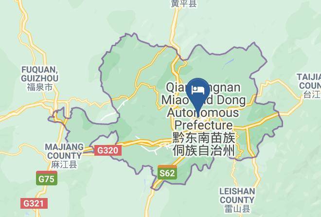 Qiandongnan Aut Prefecture - Xiangshan Hotel Maps