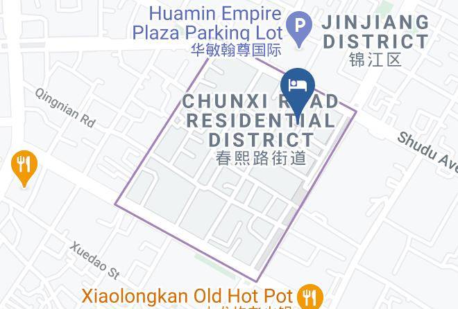 Chengdu - Xiangshe'er Hotel Maps