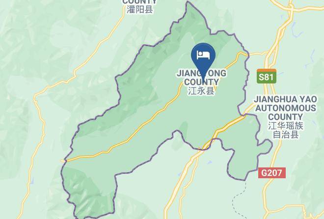 Yongzhou - Xiangsui Hotel Maps