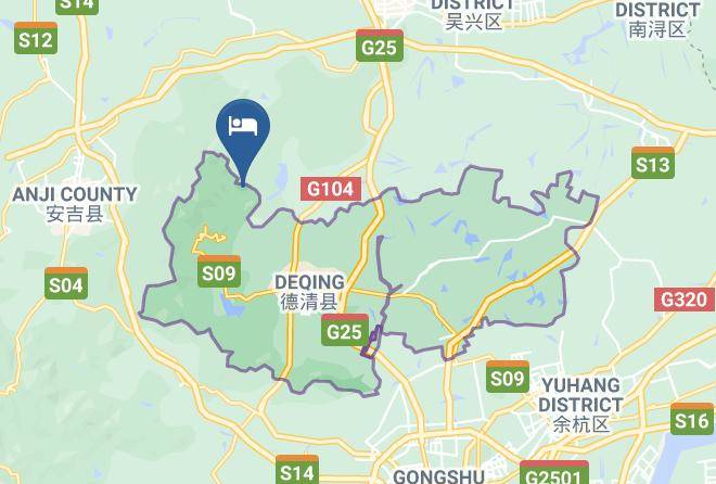 Huzhou - Xiangzhu Shanju Hotel Maps