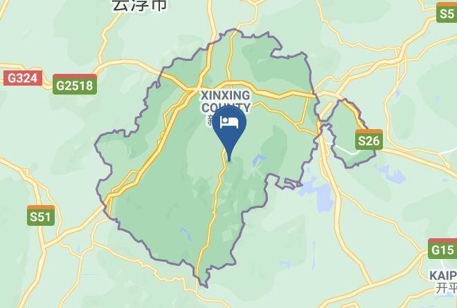 Xianju Hot Spring Resort Map