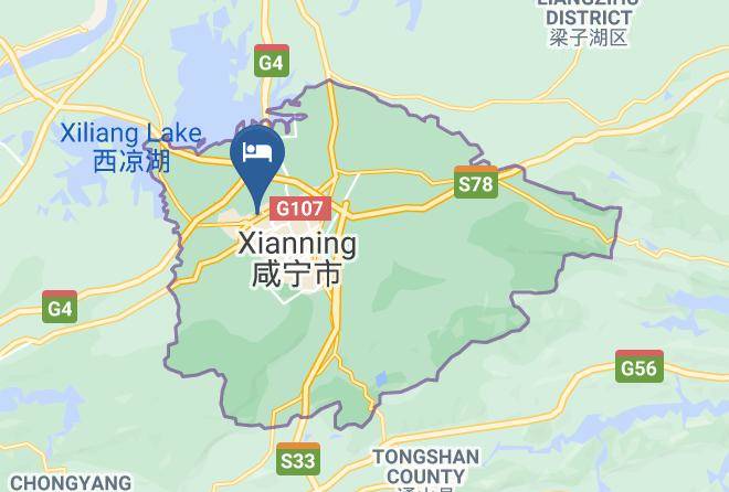 Xianning - Xianning Lingfeng Hotel Maps