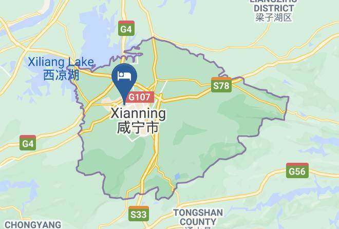 Xianning - Xianning Xinyi Holiday Hotel Maps