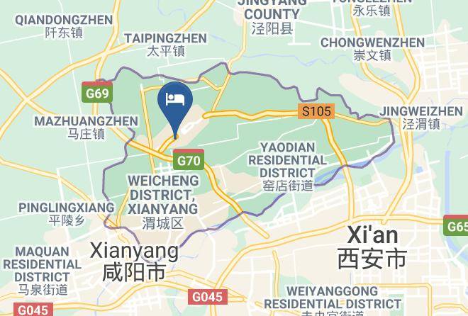 Xianyang - Xianyang Jinsha Hotel Maps
