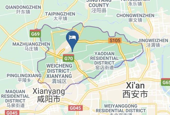 Xianyang - Xianyang Regin Business Hotel Maps