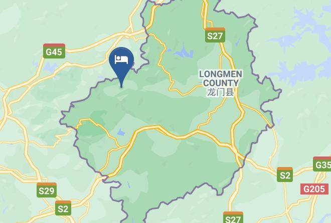 Xianzi Lake Hot Spring Resort Map