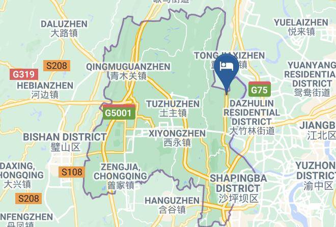 Shapingba District - Xiaokang Business Hotel Maps