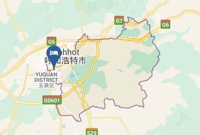 Hohhot - Xiaonanguo Hotel Maps
