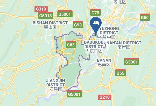 Jiulongpo District - Xiaoqingxin Condo Hotel Maps