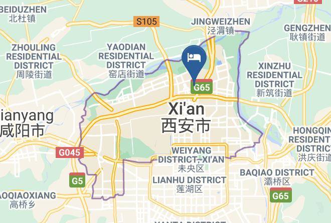 Xi An - Xiaoshitou Family Hotel Maps