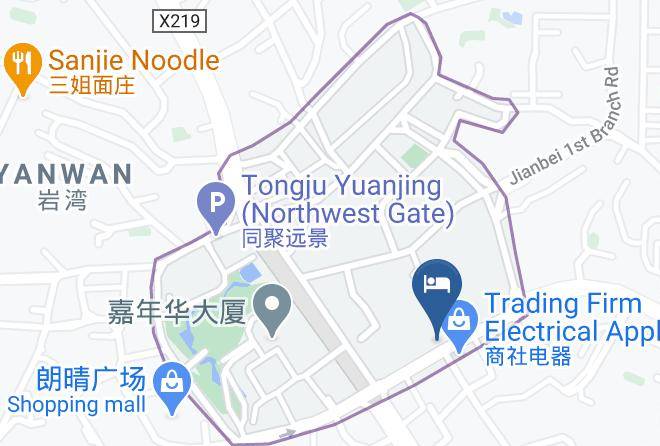 Jiangbei District - Xibainian Hotel Jiangbei Branch Maps