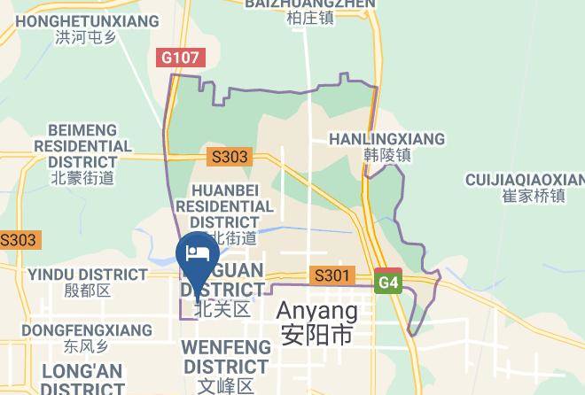 Anyang - Xicheng Hotel Maps