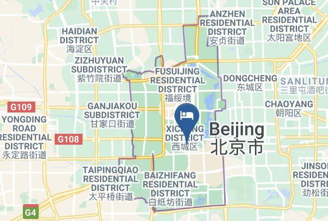 Xicheng District - Xidan Scenery Hotel Maps