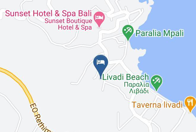 Rethimni - Xidas Garden Hotel Maps