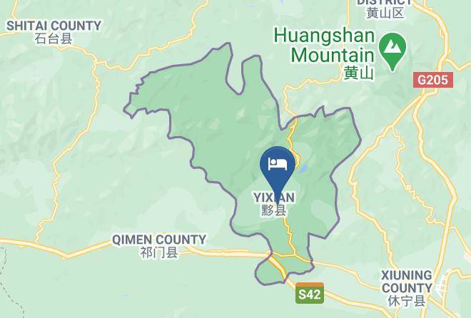 Huangshan - Xidi Taoyuan Hotel Maps