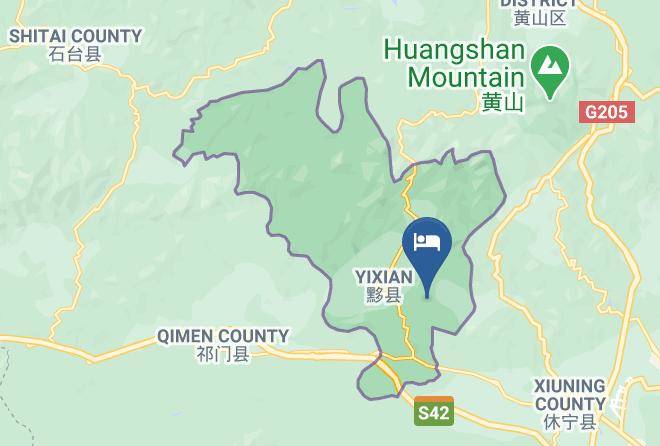 Huangshan - Xidi Unity Hotel Maps