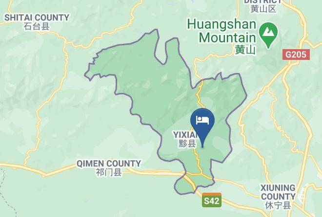 Huangshan - Xidi Xiangxigu Resort Maps