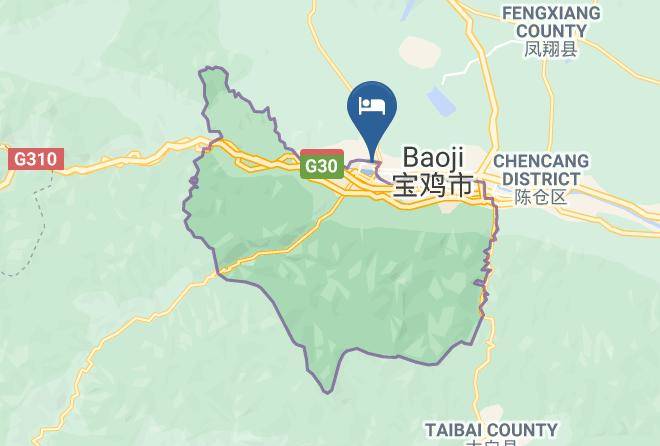 Baoji - Xifeng Hotel Maps