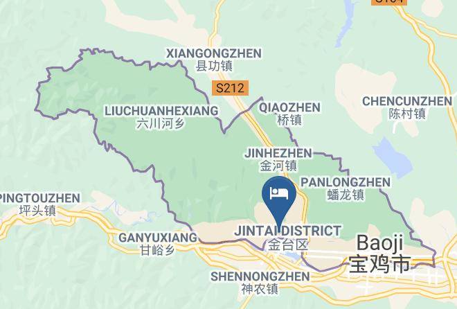 Baoji - Xifu Hotel Maps