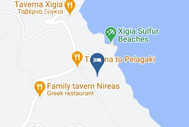 Zakinthos - Xigia Beach Residence Maps