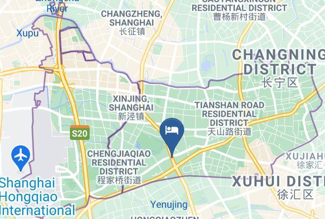 Changning District - Xijiao Hotel Shanghai East Gate 2 Maps