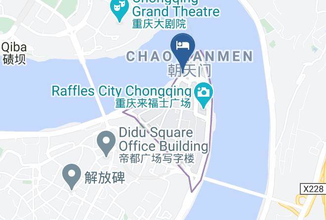 Yuzhong District - Xika Hotel Maps