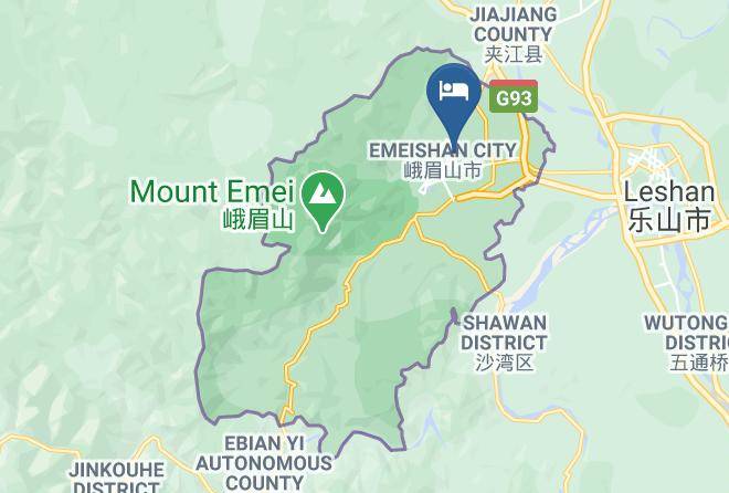 Leshan - Xile'er Hotel Maps