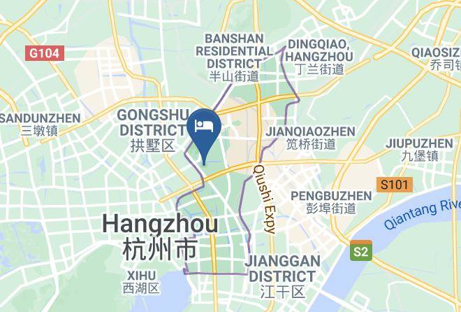 Hangzhou - Xilong Hotel Dacheng Maps