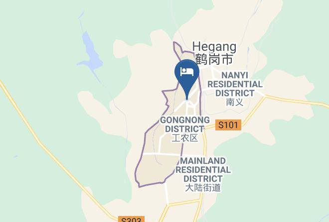 Hegang - Xilong Hotel Maps