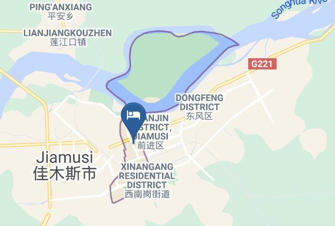 Jiamusi - Xilong Hotel Maps