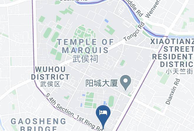 Chengdu - Xin Bridge Hotel Maps