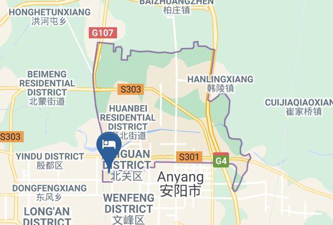 Anyang - Xin Great Wall Express Hotel Maps