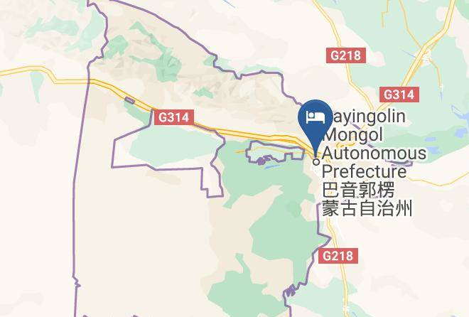 Bayinggolin Mongol Aut Prefecture - Xin Guangtong Hotel Maps