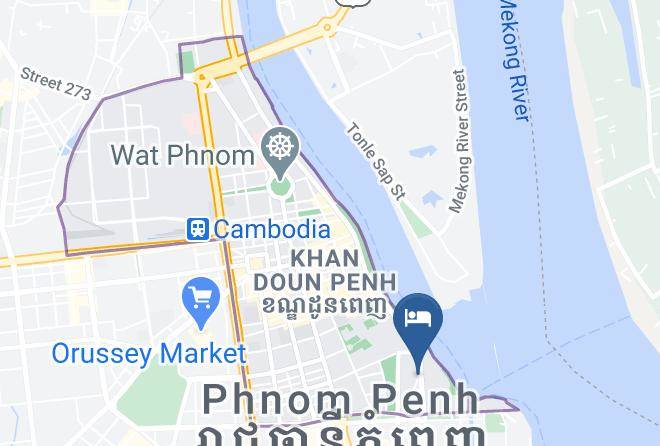 Doun Penh - Xin Yin He Hotel Maps