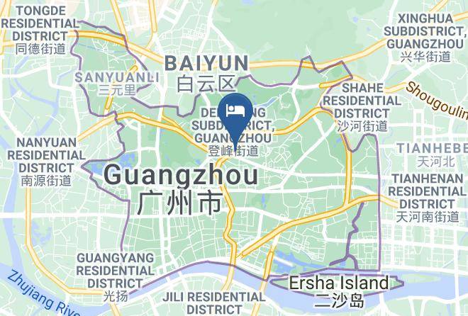 Guangzhou - Xin Yue Xin Hotel Guangzhou Maps