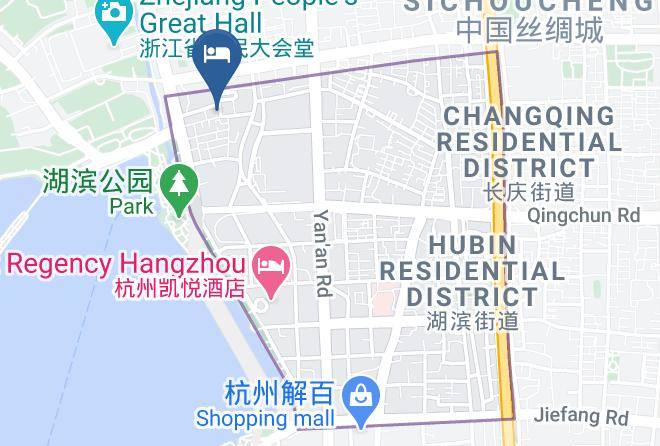 Hangzhou - Xinbailu Restaurant Maps