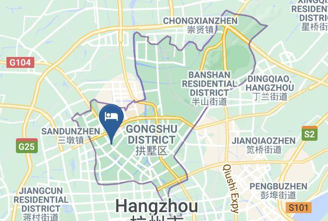 Hangzhou - Xinci Hotel Maps
