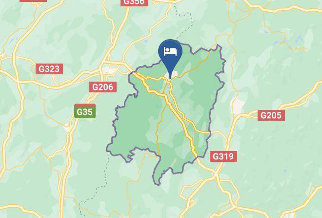 Longyan - Xinda Hotel Maps