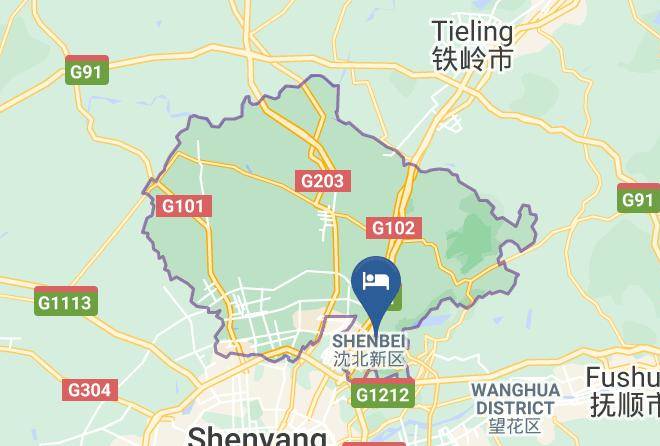 Shenyang - Xindu Hotel Maps