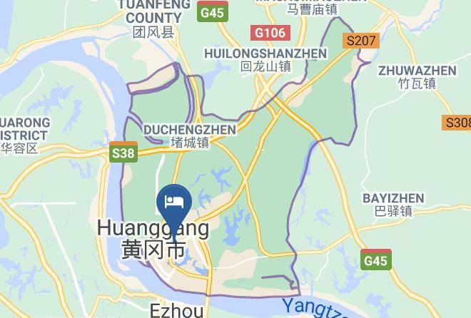 Huanggang - Xinfa Hotel Maps