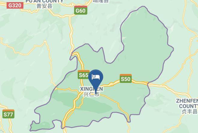 Qianxi Nan Aut Prefecture - Xingren Dibei Hot Spring Resort Maps