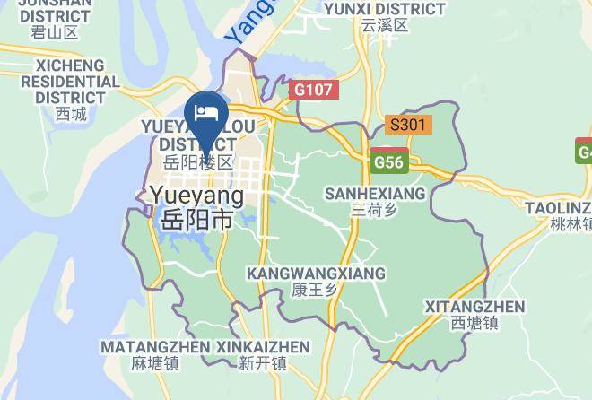 Yueyang - Xingtian Hotel Maps