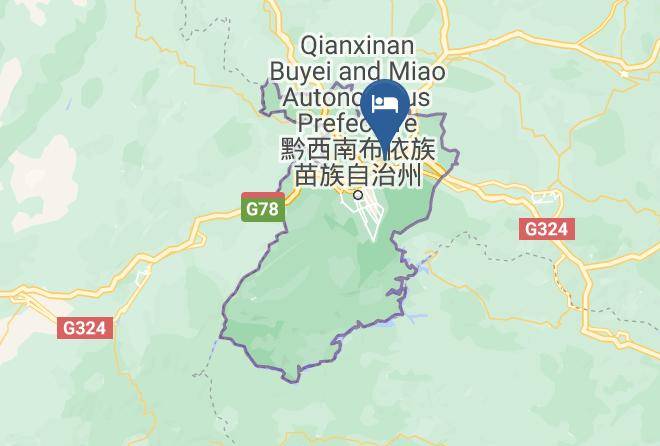 Qianxi Nan Aut Prefecture - Xingyi Ganxing Hotel Maps