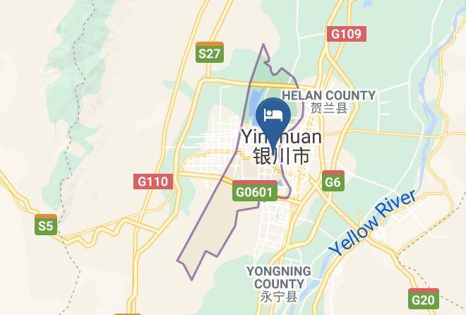 Yinchuan - Xinhe Business Hotel Maps