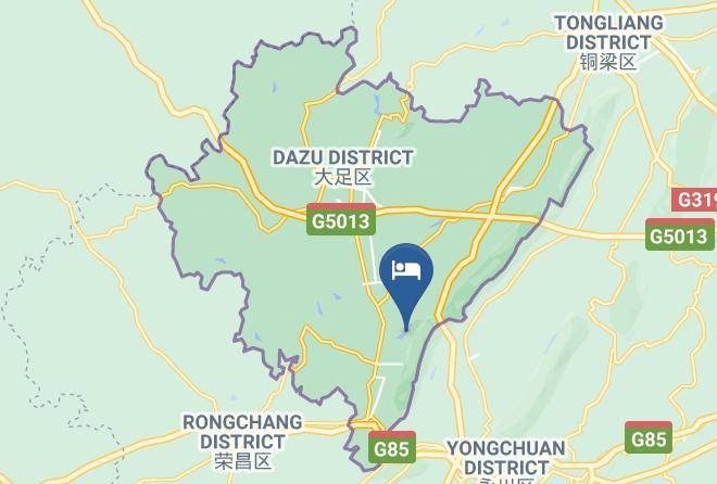 Dazu District - Xinhutian Hotel Maps