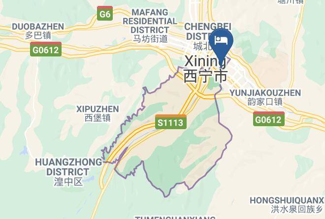 Xining - Xining Naduo Hotel Maps