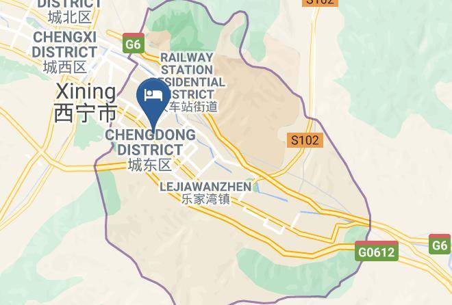 Xining - Xining Yuandong Hotel Maps